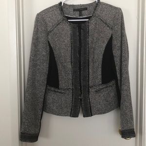 White House Black Market tweed blazer